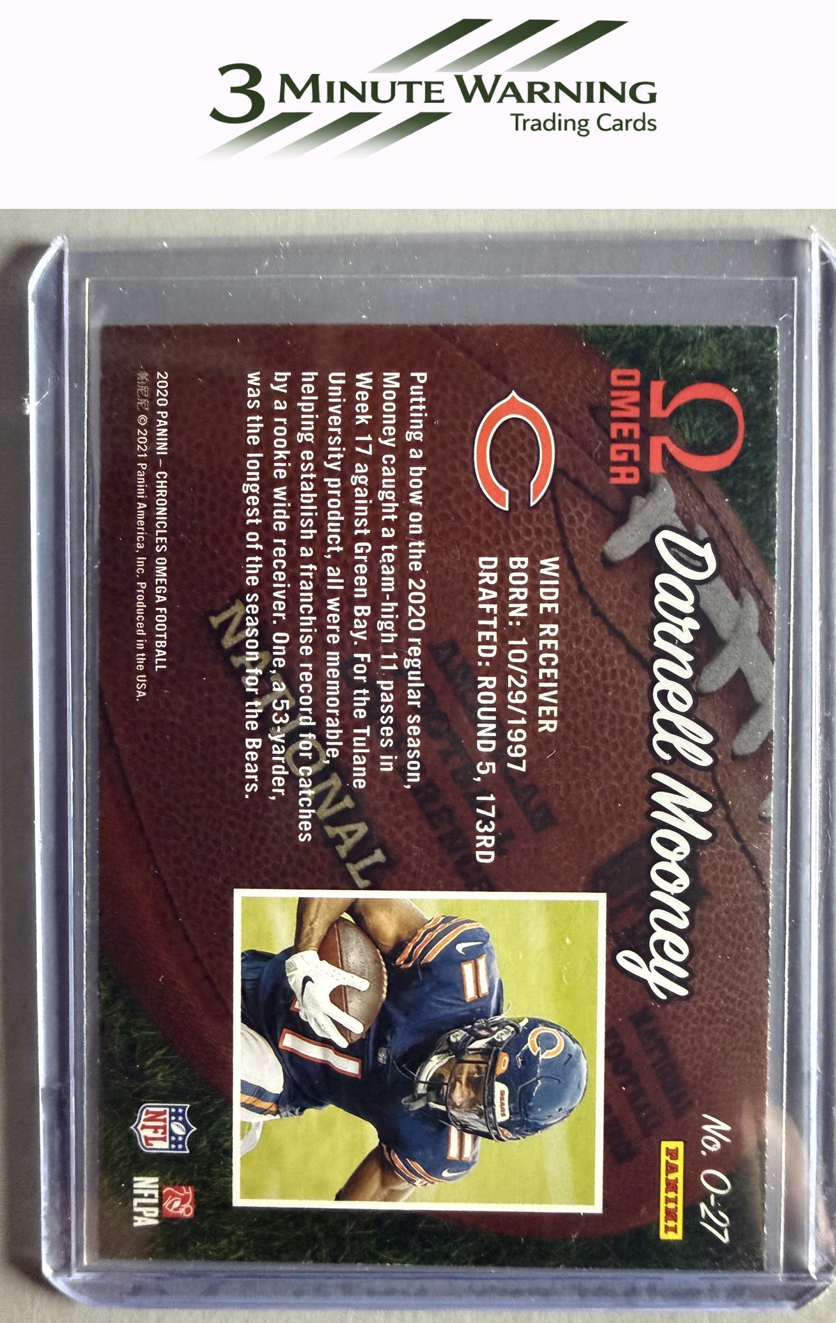 2020 Panini Chronicles #O-27 Darnell Mooney Omega
