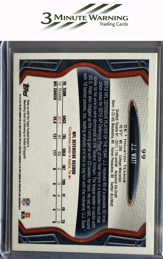 2013 Topps #99 J.J. Watt