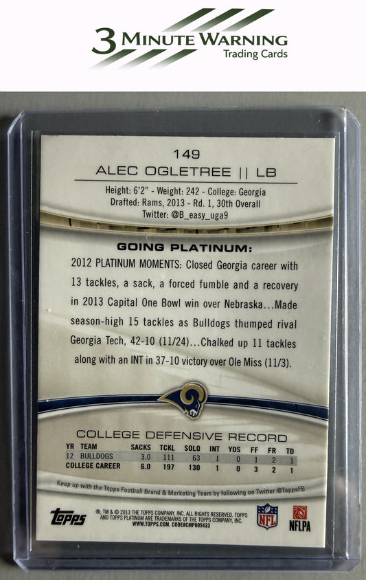 2013 Topps Platinum #149 Alec Ogletree