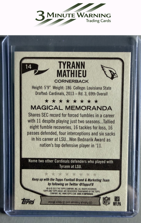 2013 Topps Magic #14 Tyrann Mathieu