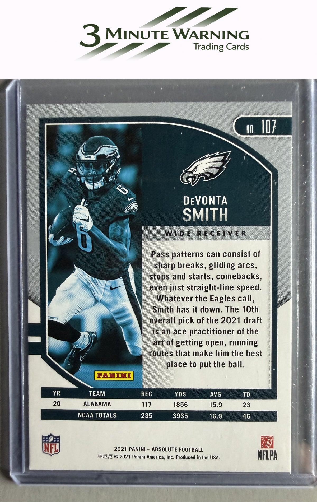 2021 Panini Absolute #107 DeVonta Smith Retail