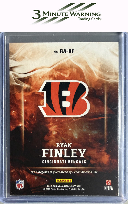 2019 Panini Origins #RA-RF Ryan Finley Rookie Autographs