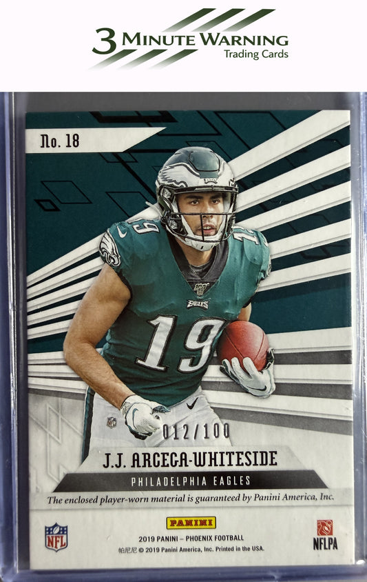 2019 Panini Phoenix #18 J.J. Arcega-Whiteside RPS Memorabilia #/100