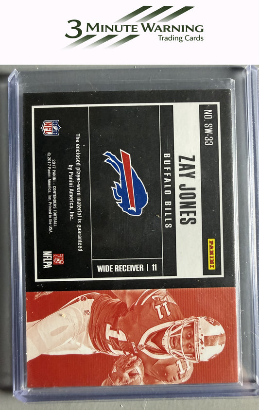 2017 Panini Contenders #SW-33b Zay Jones Rookie Ticket Swatches