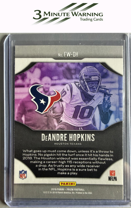 2019 Panini Prizm #FW-DH DeAndre Hopkins Fireworks