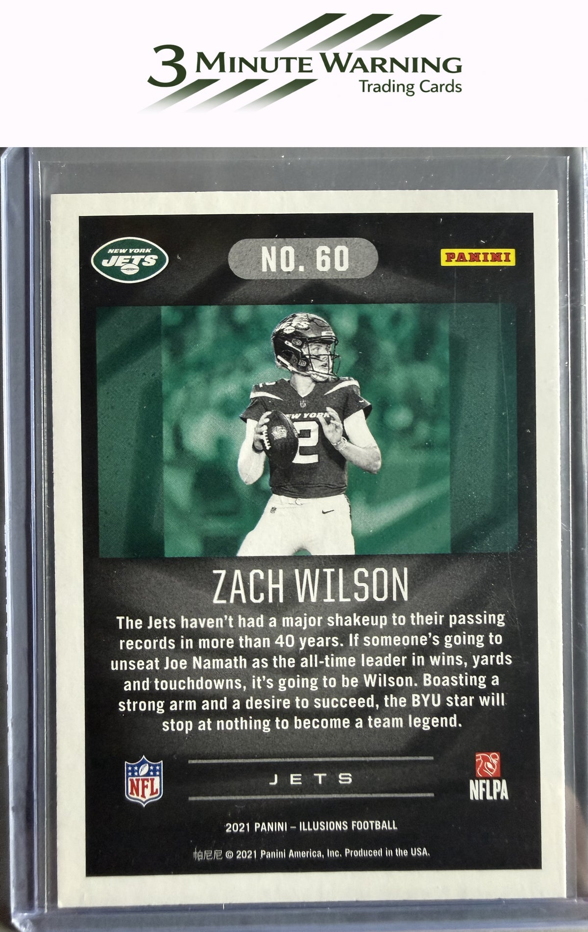 2021 Panini Illusions #60 Zach Wilson