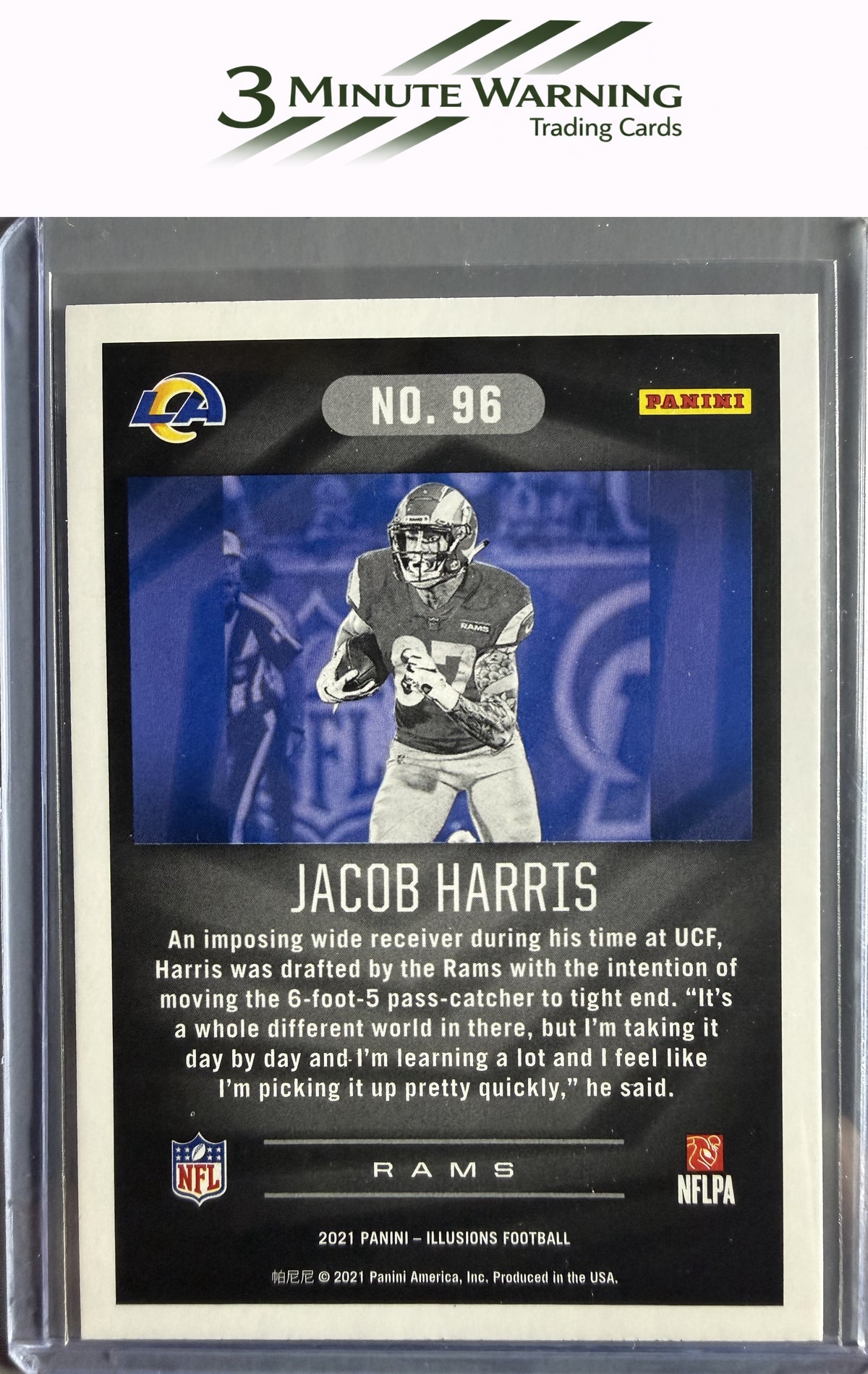 2021 Panini Illusions #96 Jacob Harris