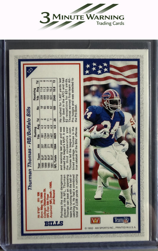 1992 All World #123 Thurman Thomas