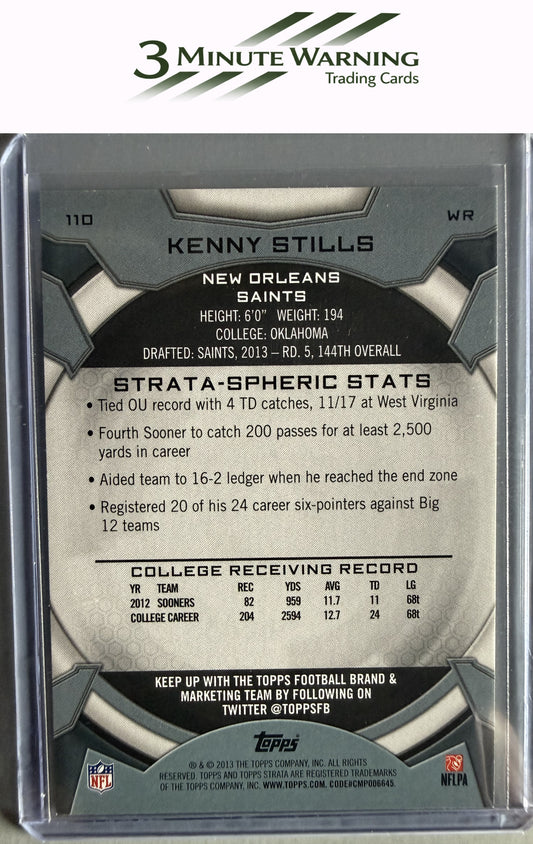 2013 Topps Strata #110 Kenny Stills Retail