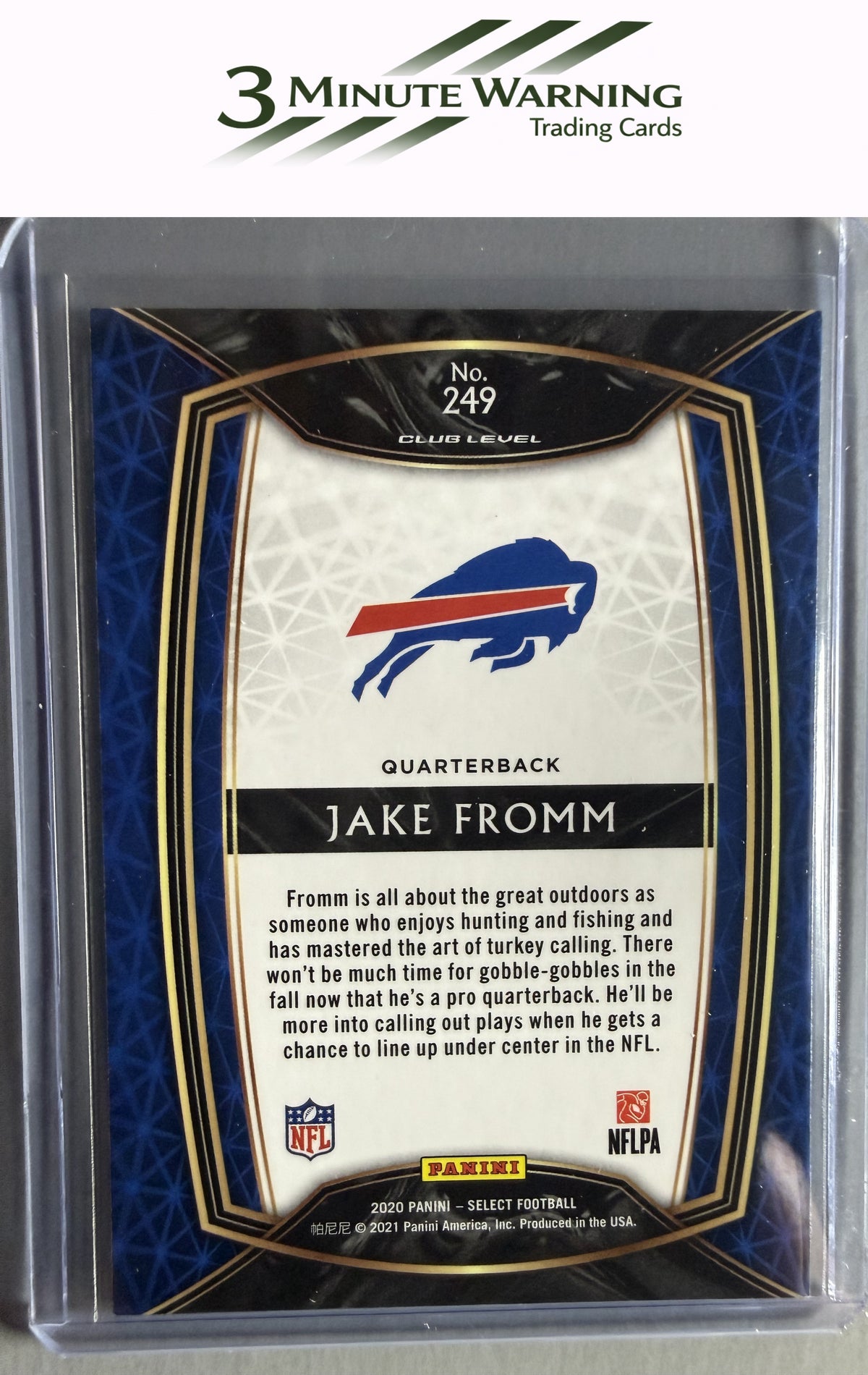 2020 Panini Select #249 Jake Fromm