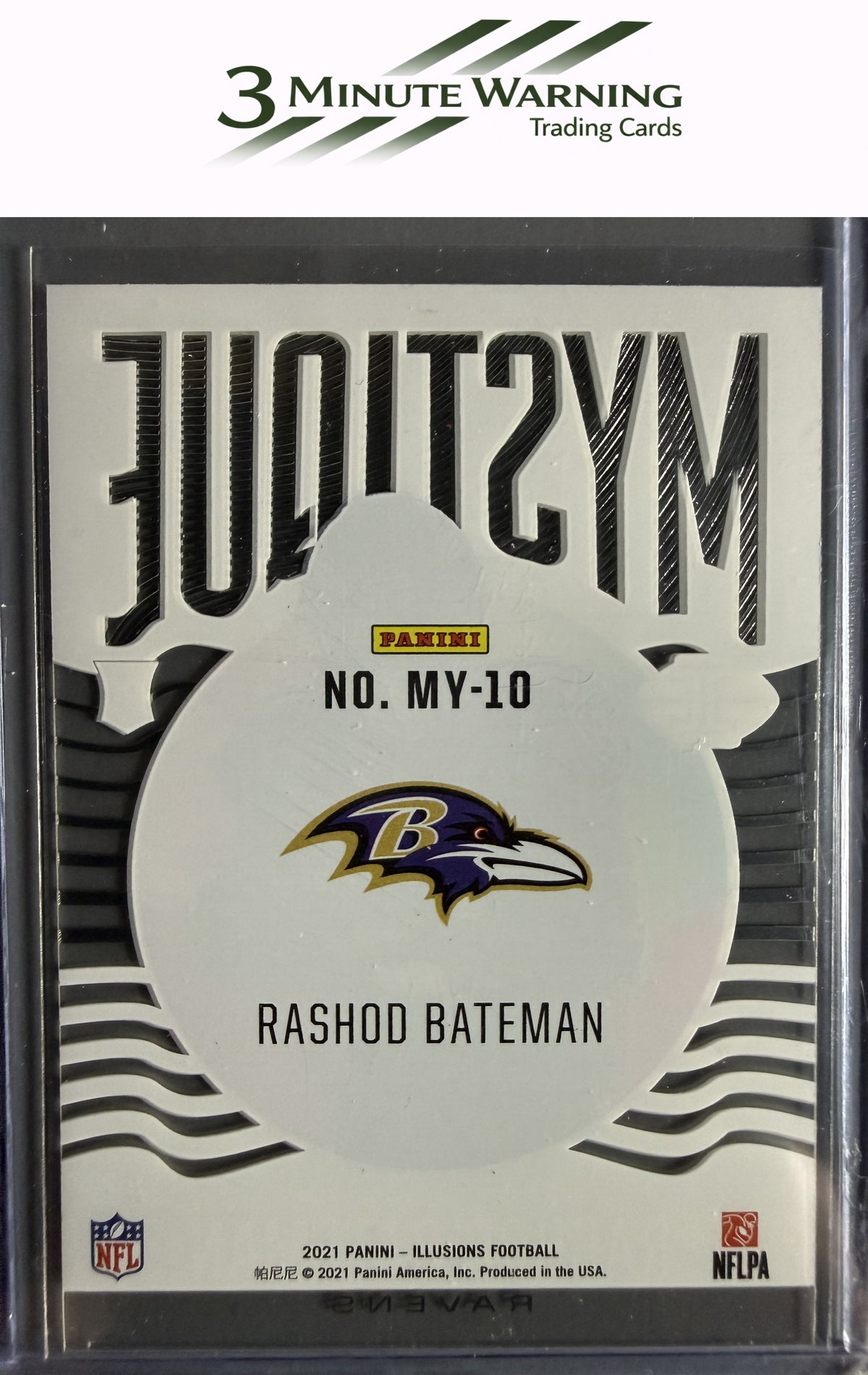 2021 Panini Illusions #MY-10 Rashod Bateman Mystique Mosaic