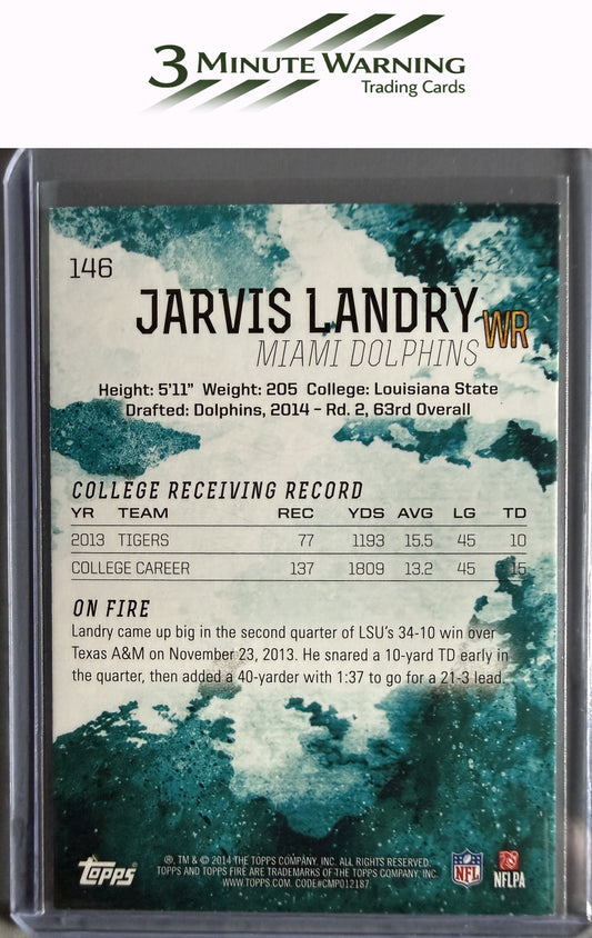 2014 Topps Fire #146 Jarvis Landry