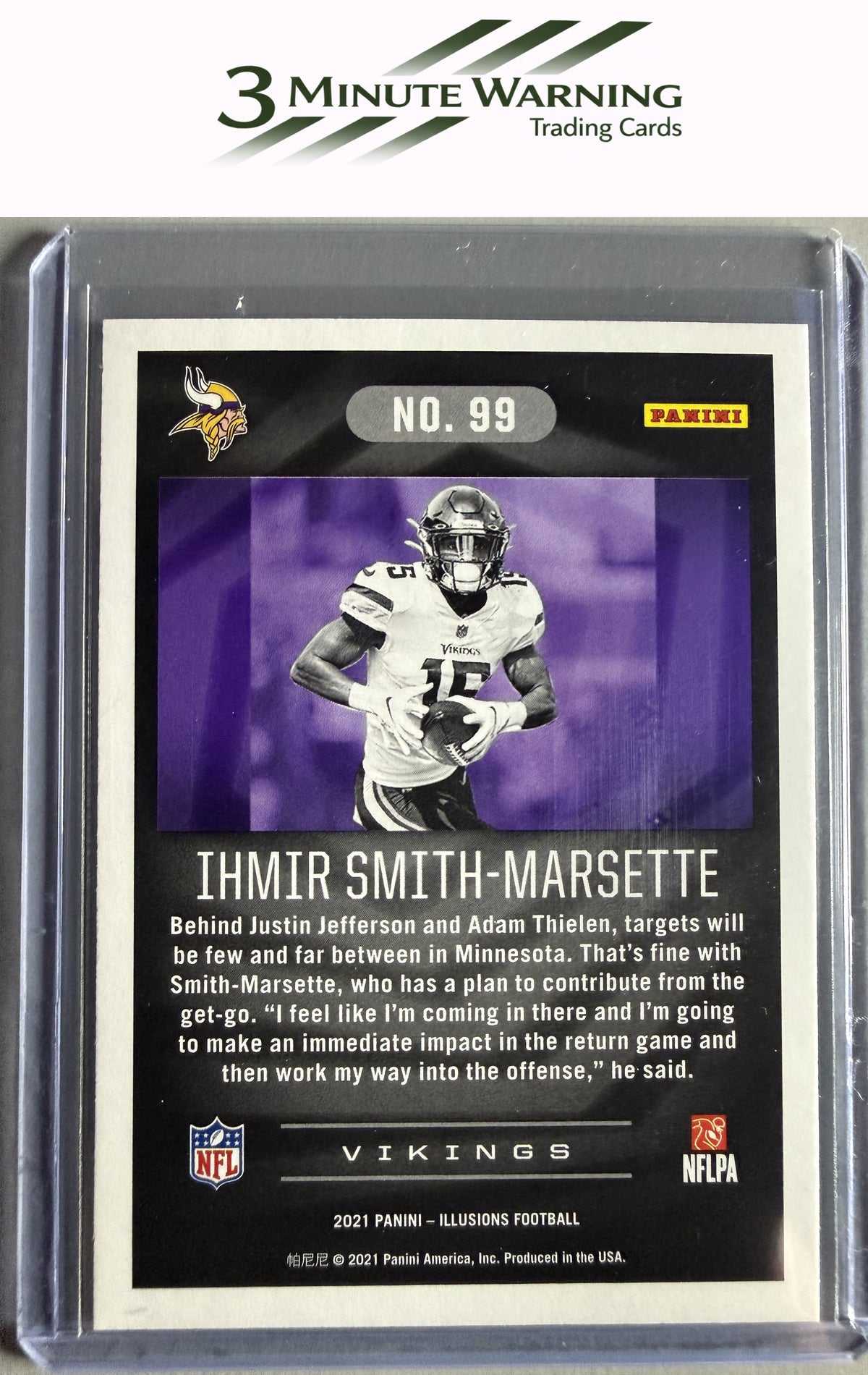 2021 Panini Illusions #99 Ihmir Smith-Marsette