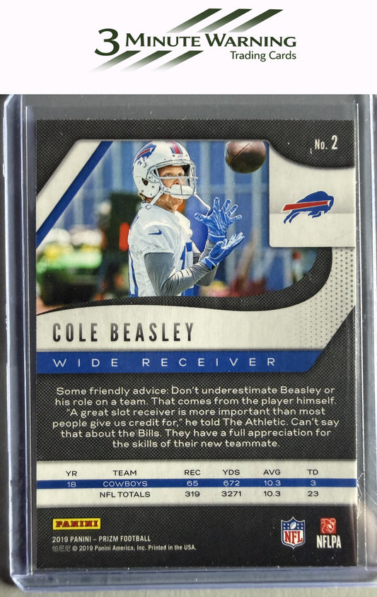 2019 Panini Prizm #2 Cole Beasley
