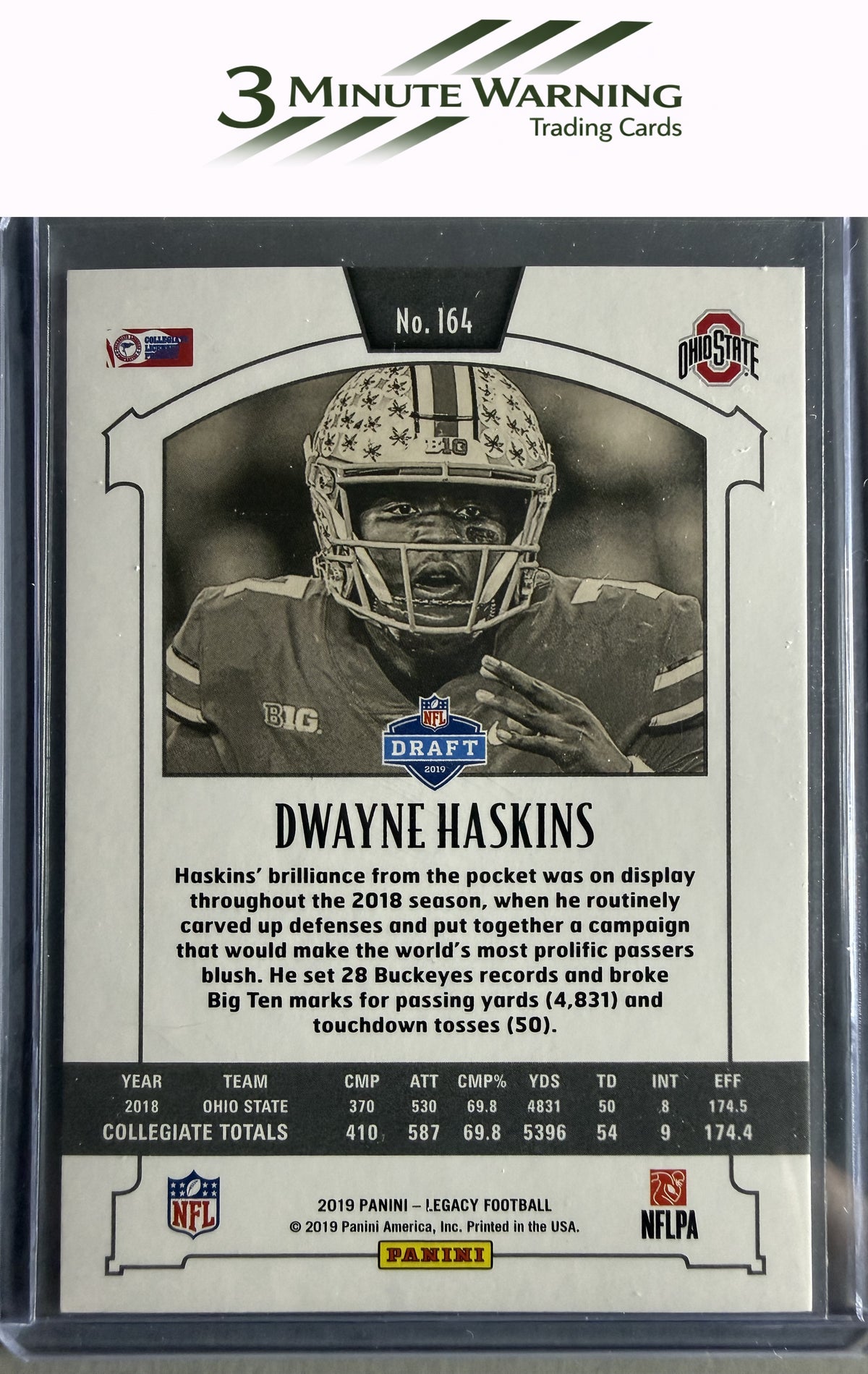 2019 Panini Legacy #164 Dwayne Haskins
