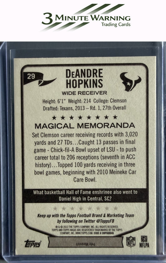 2013 Topps Magic #29 DeAndre Hopkins