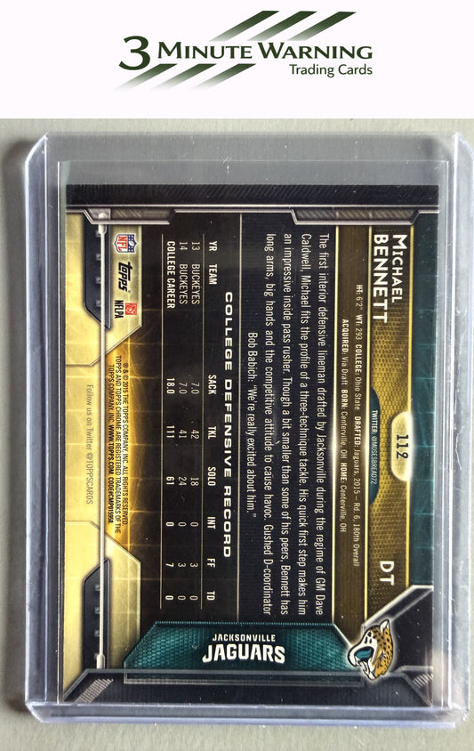 2015 Topps Chrome #112 Michael Bennett