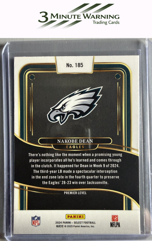 2024 Panini Select #185 Nakobe Dean