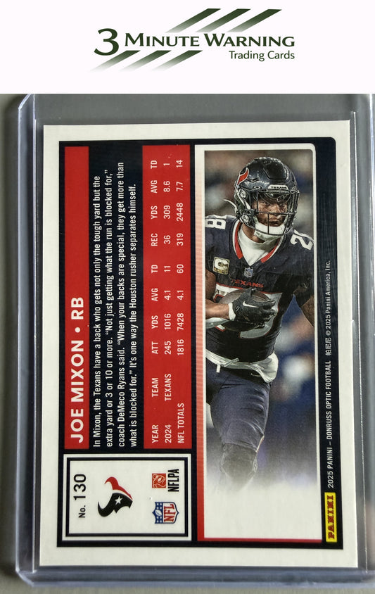 2025 Donruss Optic #130 Joe Mixon