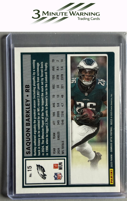 2025 Donruss Optic #15 Saquon Barkley