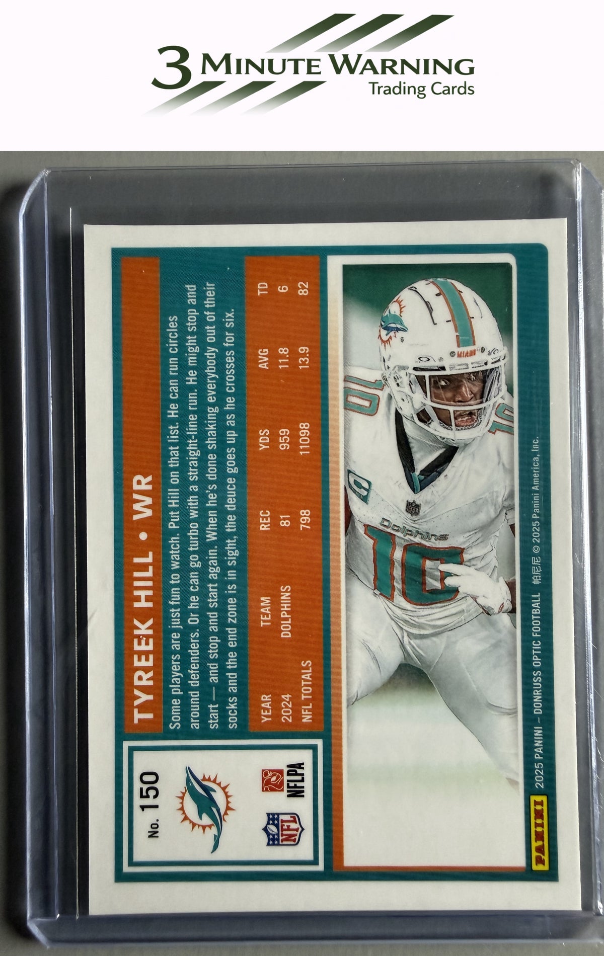 2025 Donruss Optic #150 Tyreek Hill