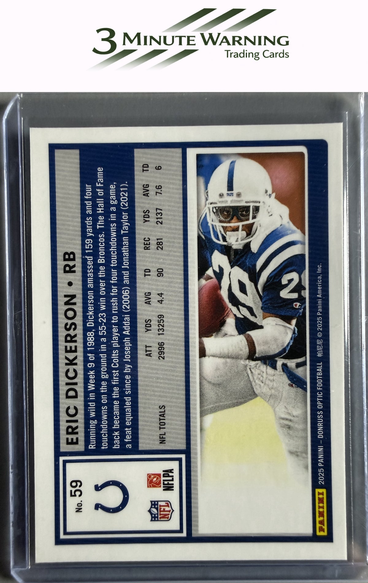 2025 Donruss Optic #59 Eric Dickerson