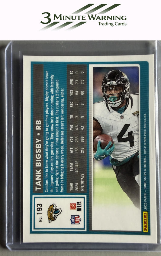 2025 Donruss Optic #193 Tank Bigsby