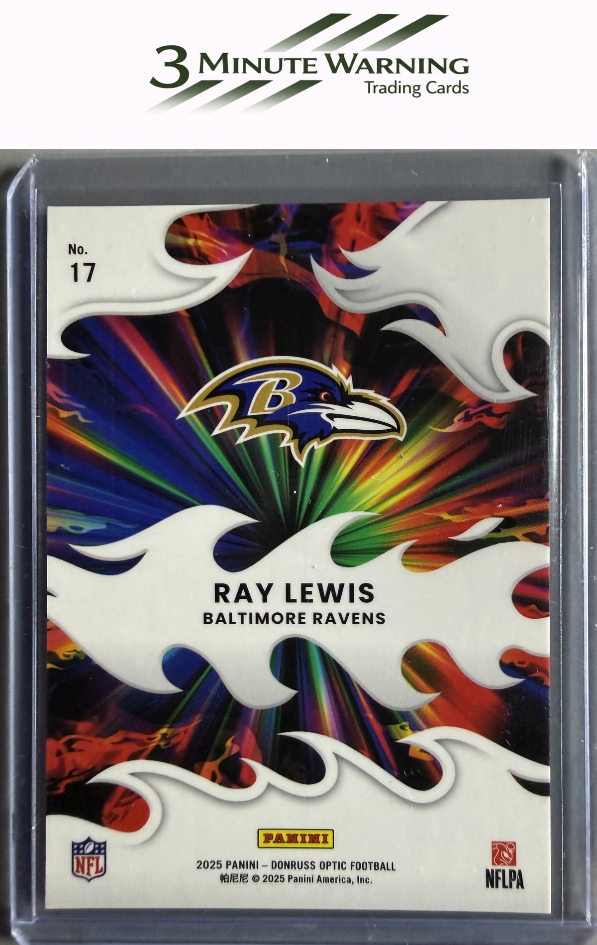 2025 Donruss Optic #17 Ray Lewis Light It Up
