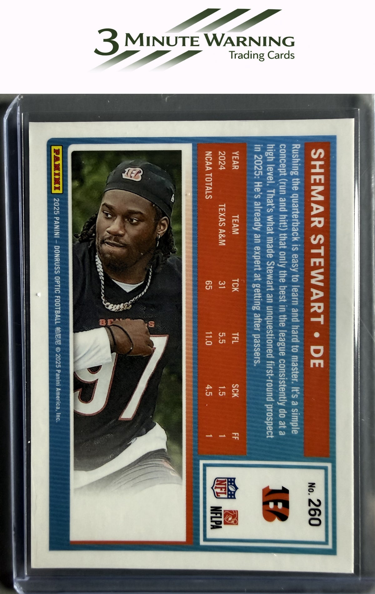 2025 Donruss Optic #260 Shemar Stewart