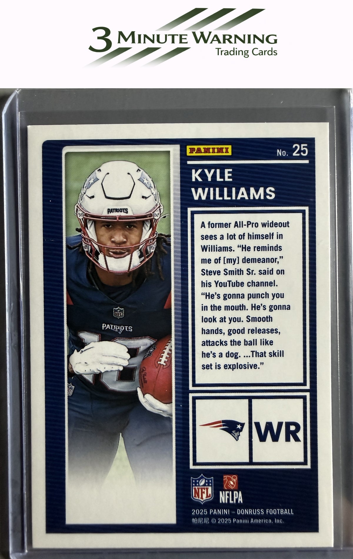 2025 Donruss #25 Kyle Williams The Rookies