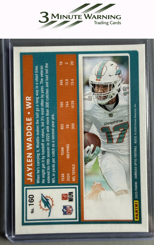 2025 Donruss Optic #160 Jaylen Waddle