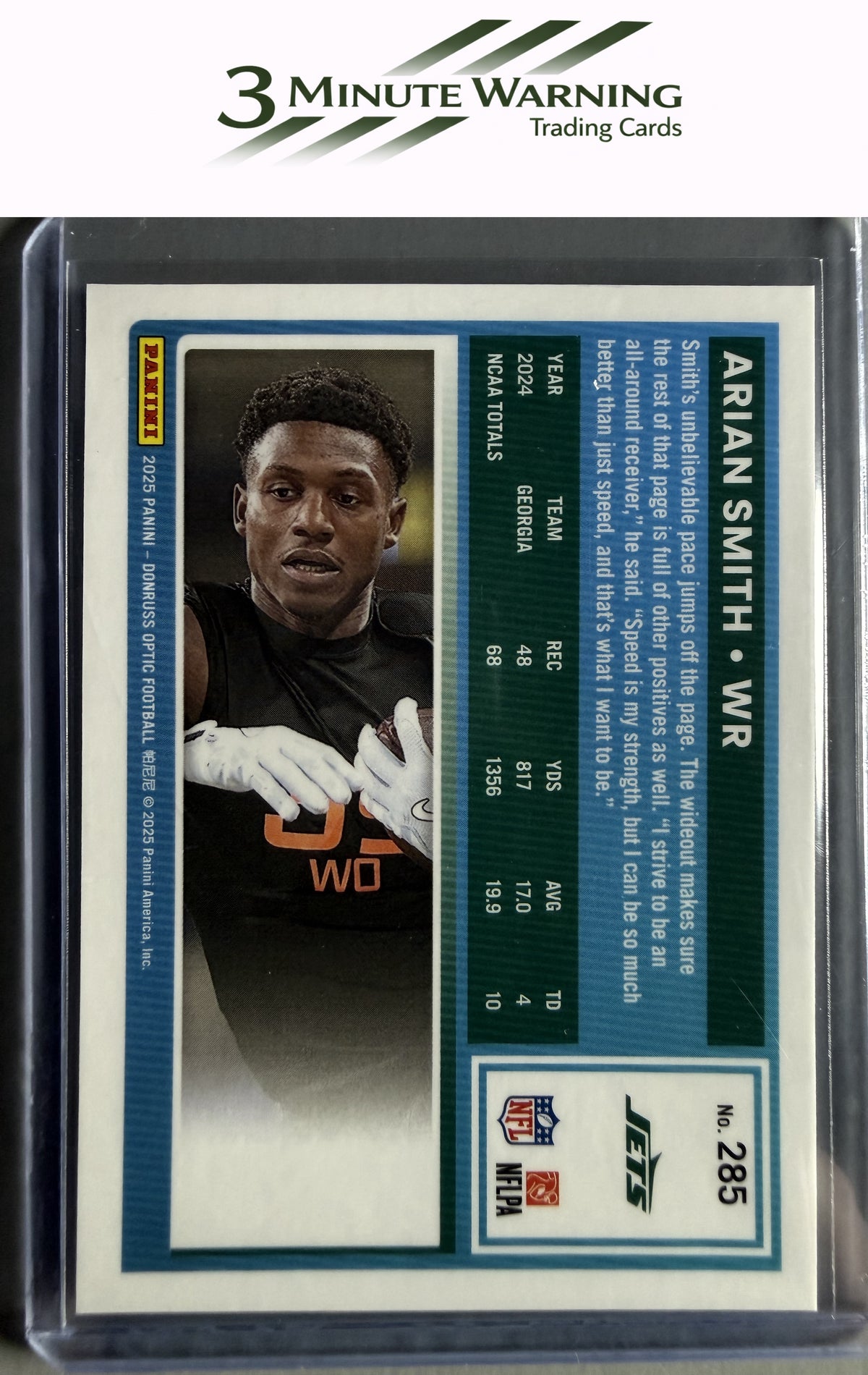 2025 Donruss Optic #285 Arian Smith