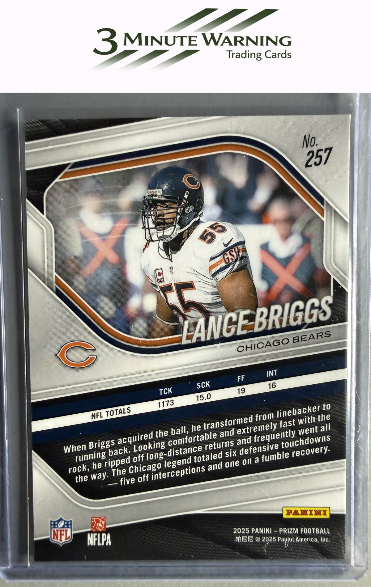 2025 Panini Prizm #257 Lance Briggs