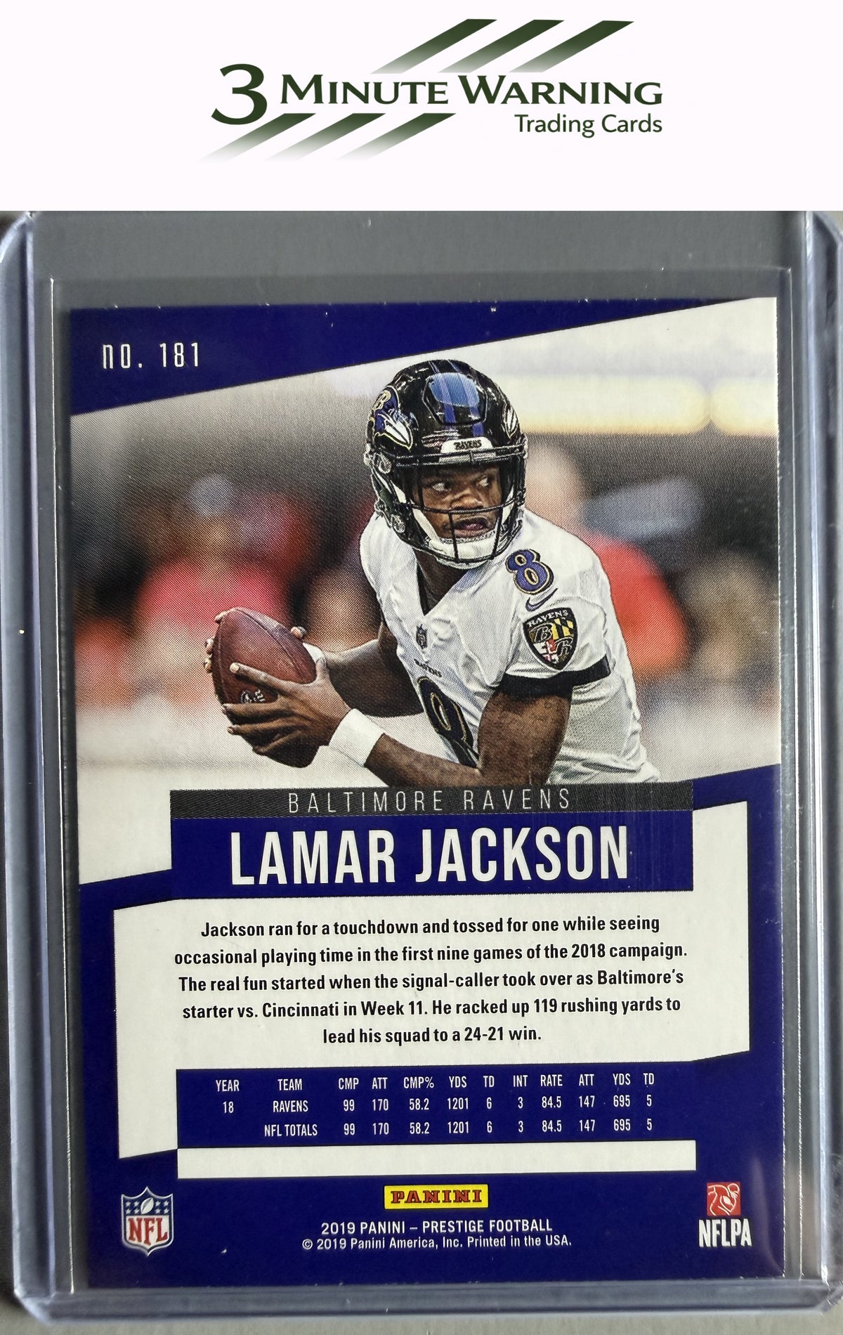 2019 Panini Prestige #181 Lamar Jackson