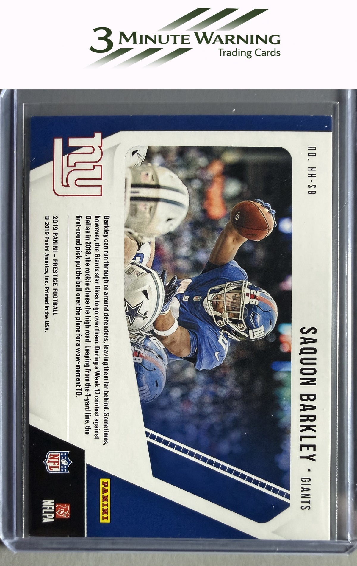 2019 Panini Prestige #HH-SB Saquon Barkley Highlight Reel