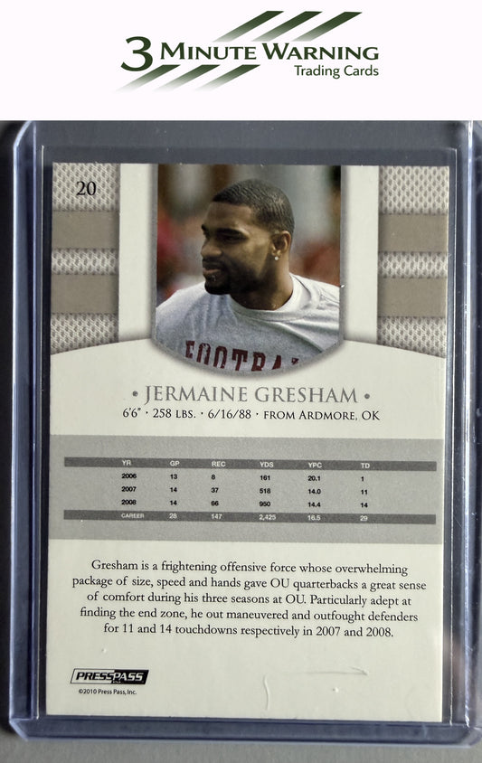 2010 Press Pass PE #20 Jermaine Gresham