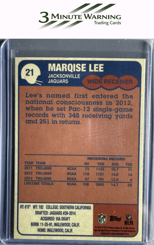 2014 Topps Chrome #21 Marqise Lee 1985 Topps