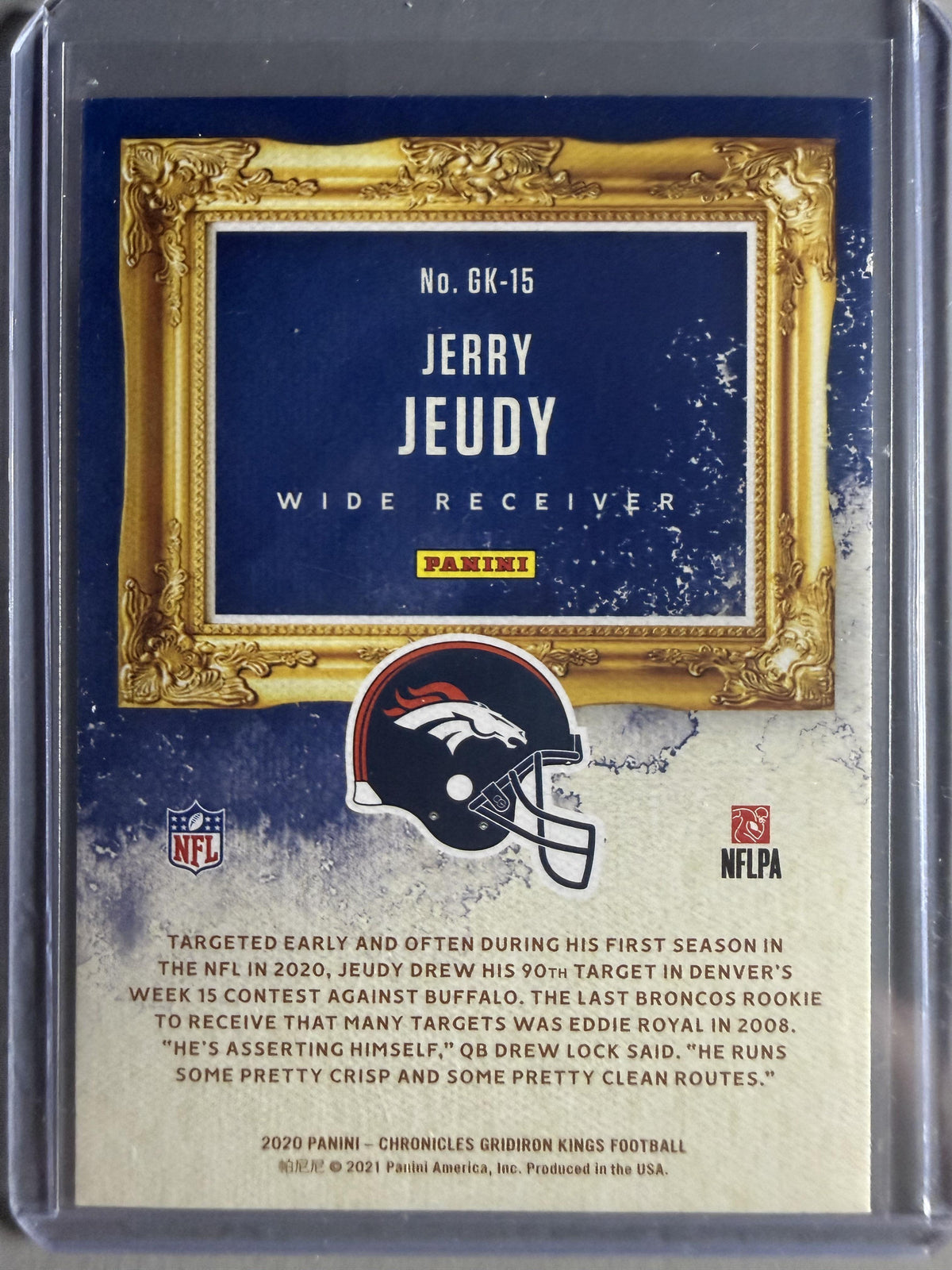 2020 Panini Chronicles #GK-15 Jerry Jeudy Gridiron Kings