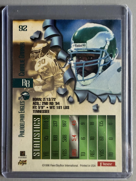 1996 Fleer Metal #92 Charlie Garner