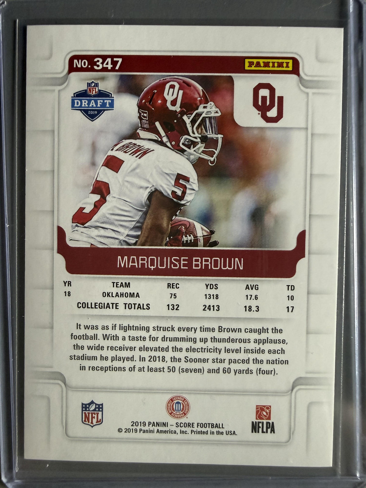 2019 Score #347 Marquise Brown