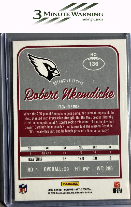 2016 Donruss Optic #136 Robert Nkemdiche