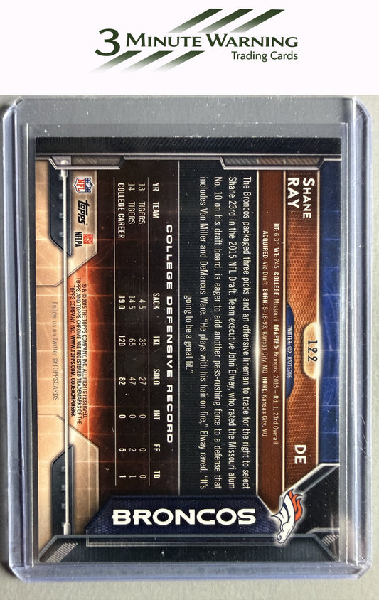 2015 Topps Chrome #122 Shane Ray Xfractors