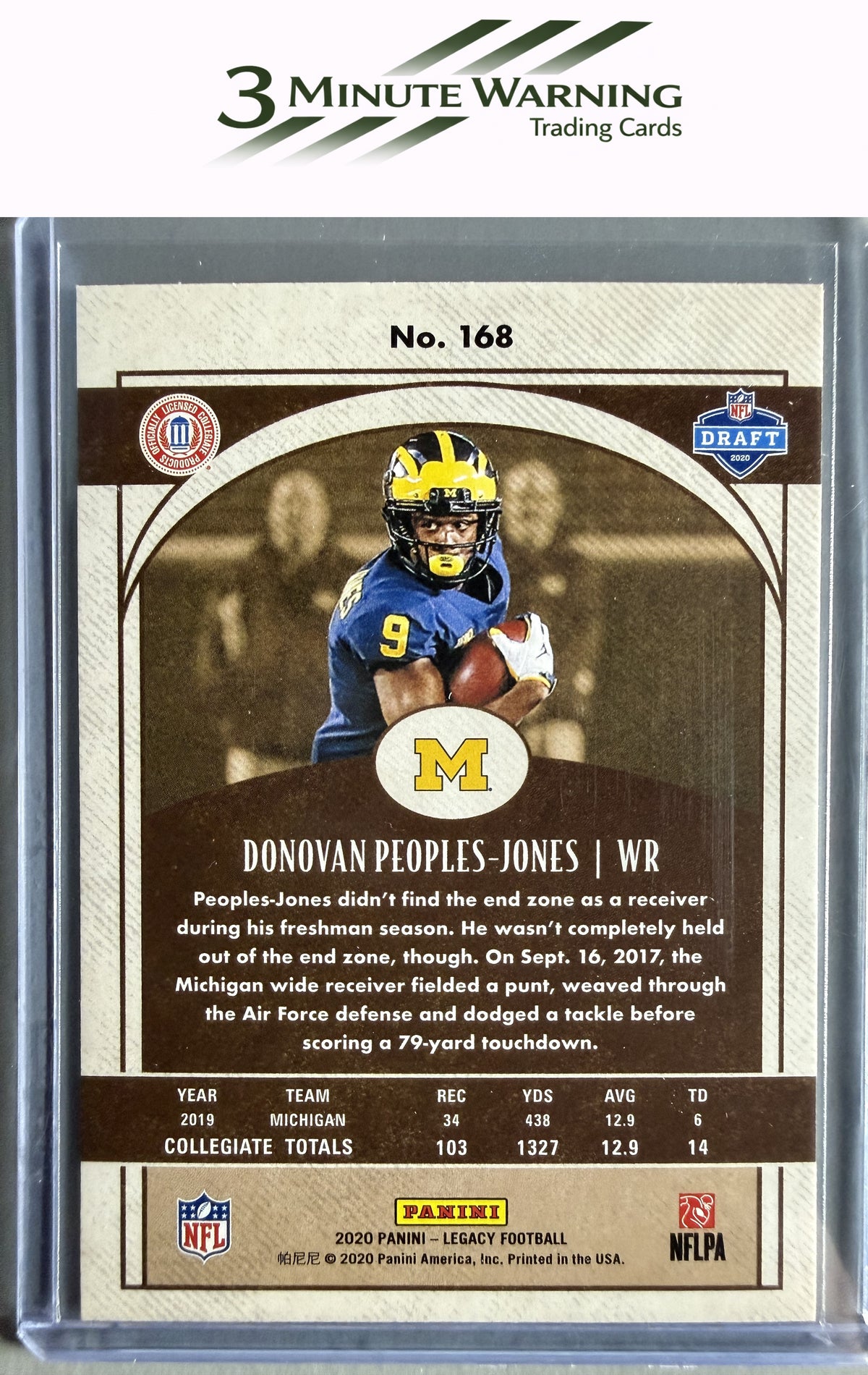 2020 Panini Legacy #168 Donovan Peoples-Jones