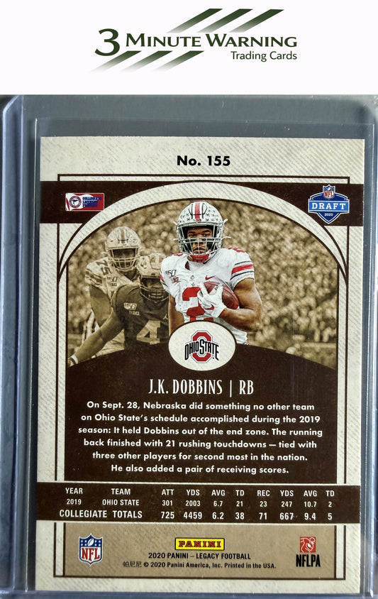 2020 Panini Legacy #155 J.K. Dobbins