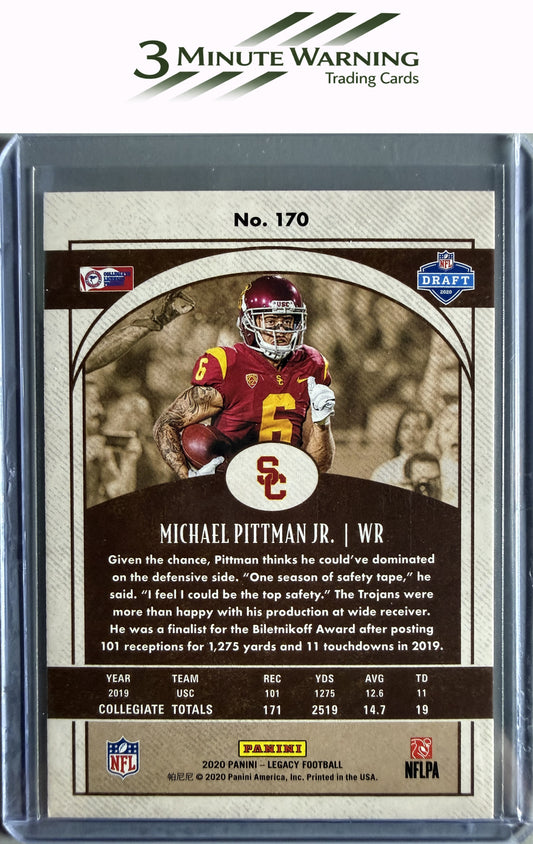 2020 Panini Legacy #170 Michael Pittman Jr.