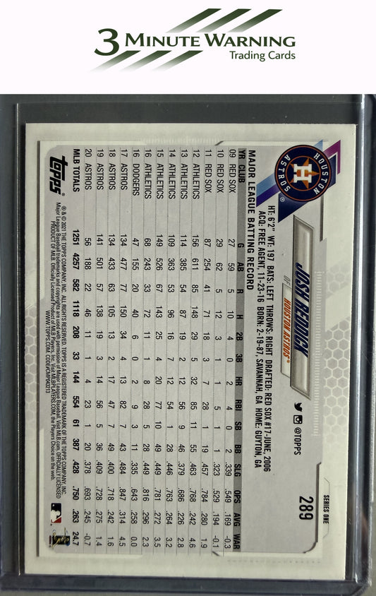 2021 Topps #289 Josh Reddick Rainbow Foil