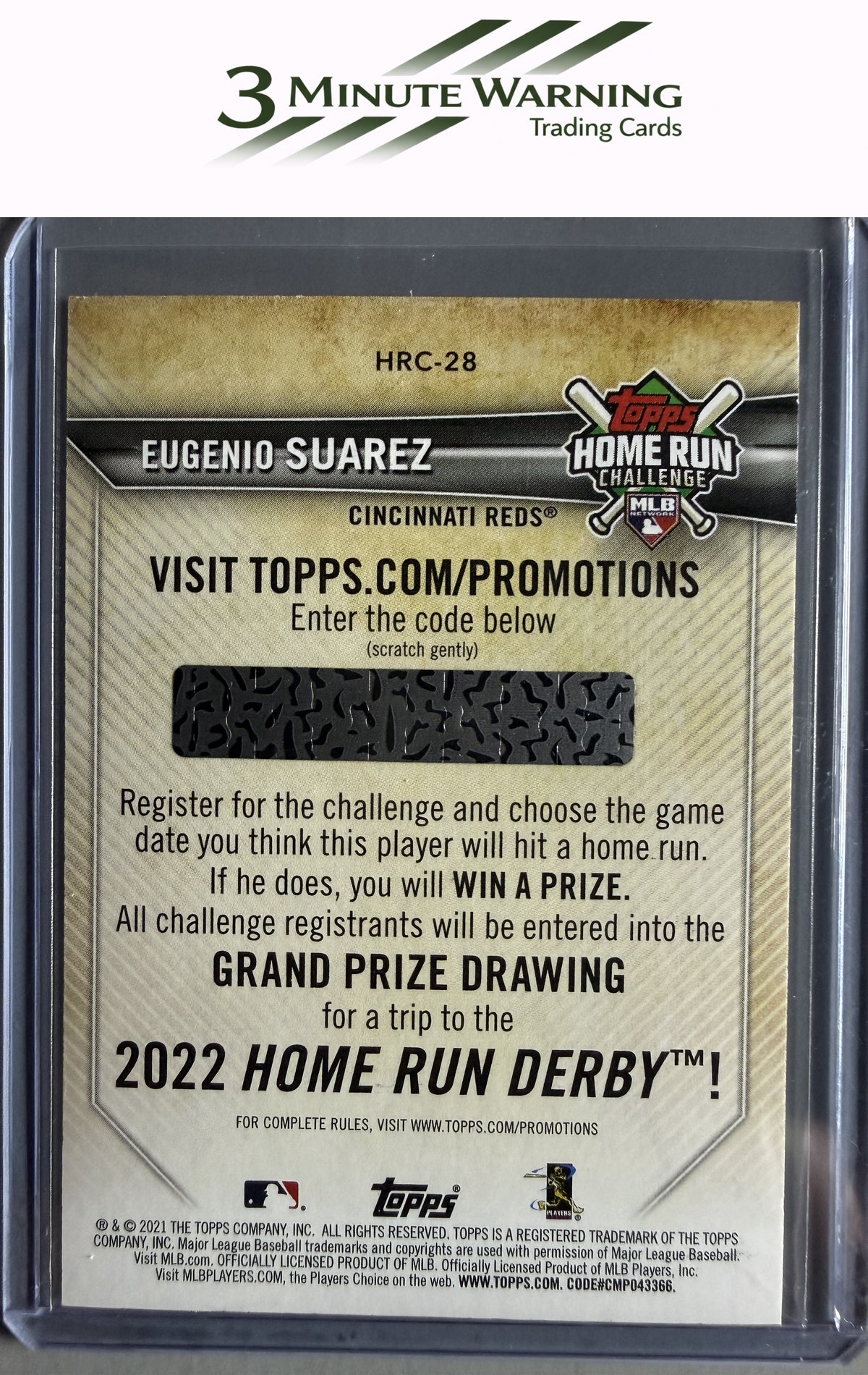2021 Topps #HRC-28 Eugenio Suarez Home Run Challenge (Series One)