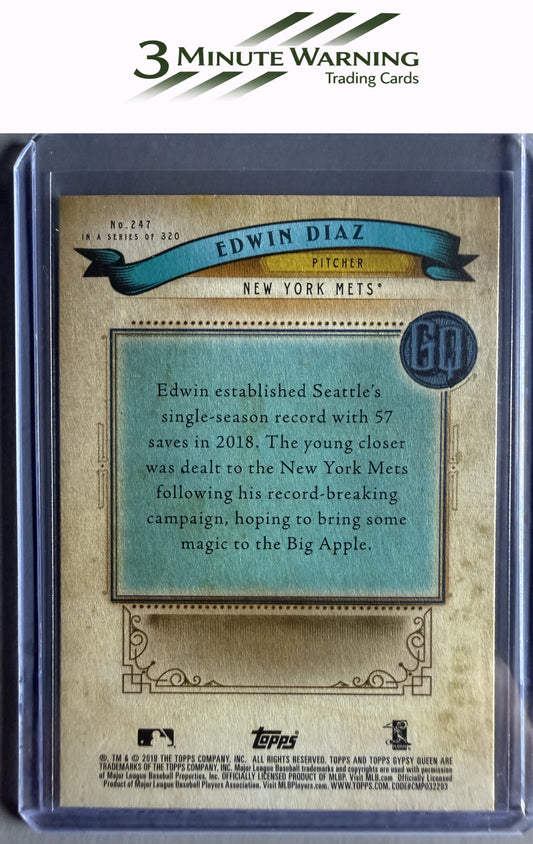 2019 Topps Gypsy Queen #247 Edwin Diaz Purple