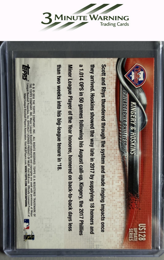 2018 Topps Update #US128 Philly Fives (Rhys Hoskins / Scott Kingery)