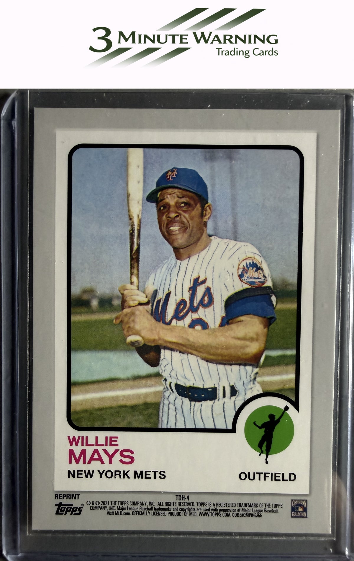 2021 Topps #TDH-4 Willie Mays Topps Double Headers